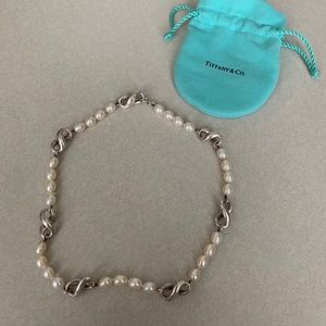 Tiffany Infinity Pearl Necklace